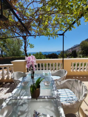 MAISON AVEC SPLENDIDE VUE MER et MONACO 5 minutes des PLAGES